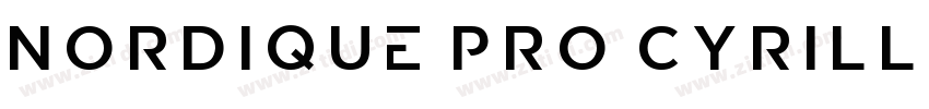 Nordique Pro Cyrilli字体转换
